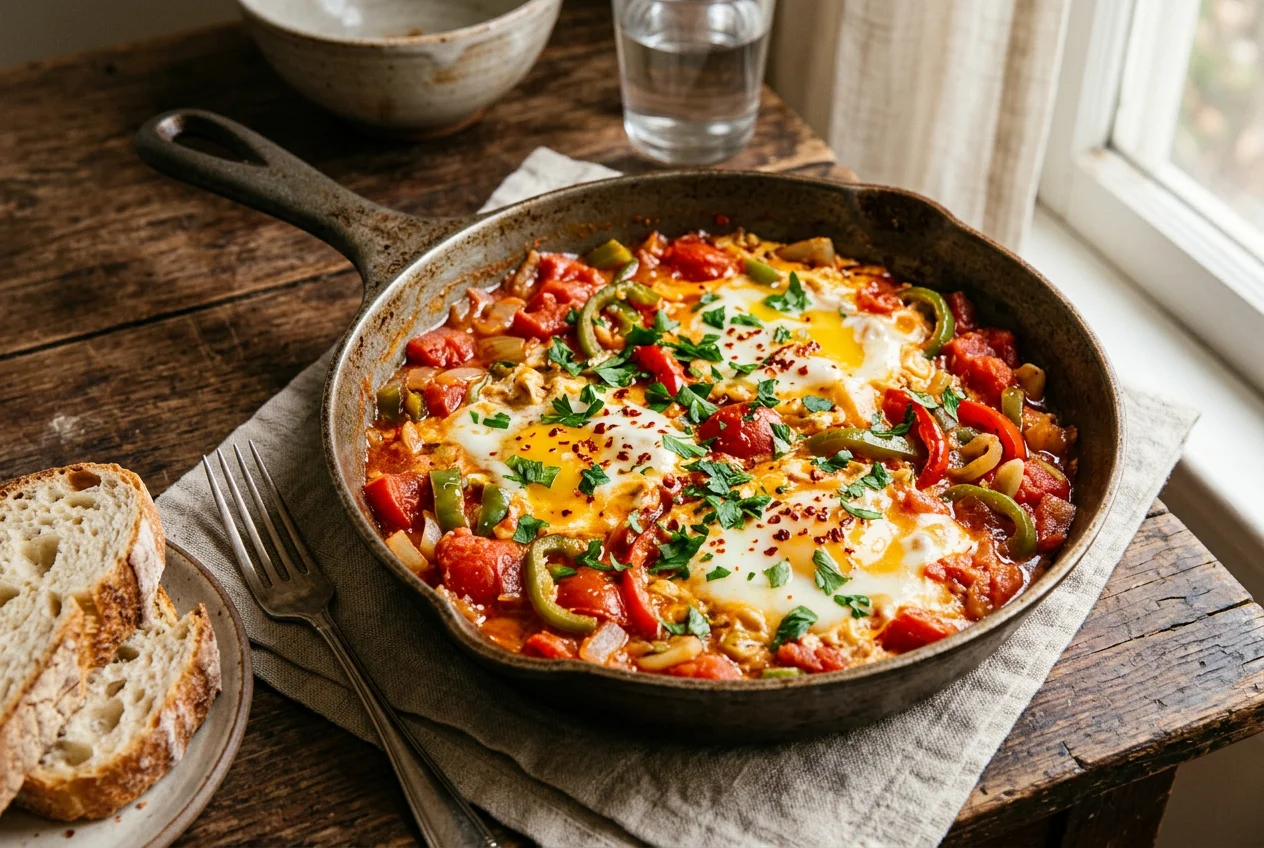 Menemen – Gemüse-Rührei