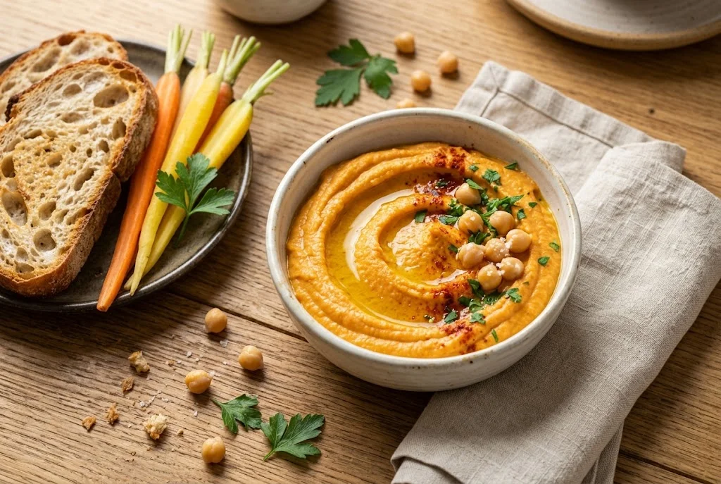 Möhren-Hummus-Dip