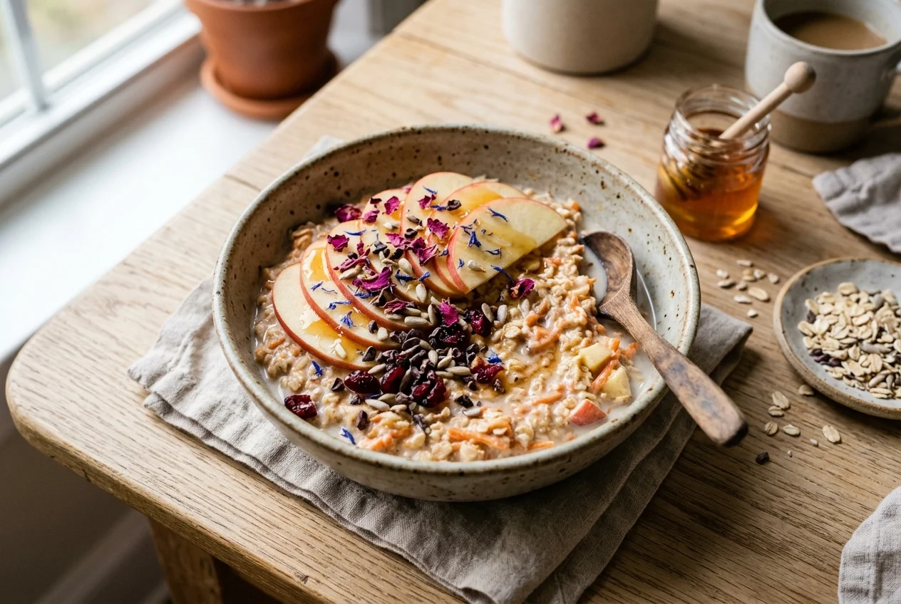 Möhren-Apfel-Overnight-Müsli
