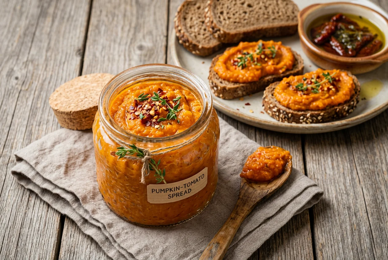 Kürbis-Tomaten-Aufstrich