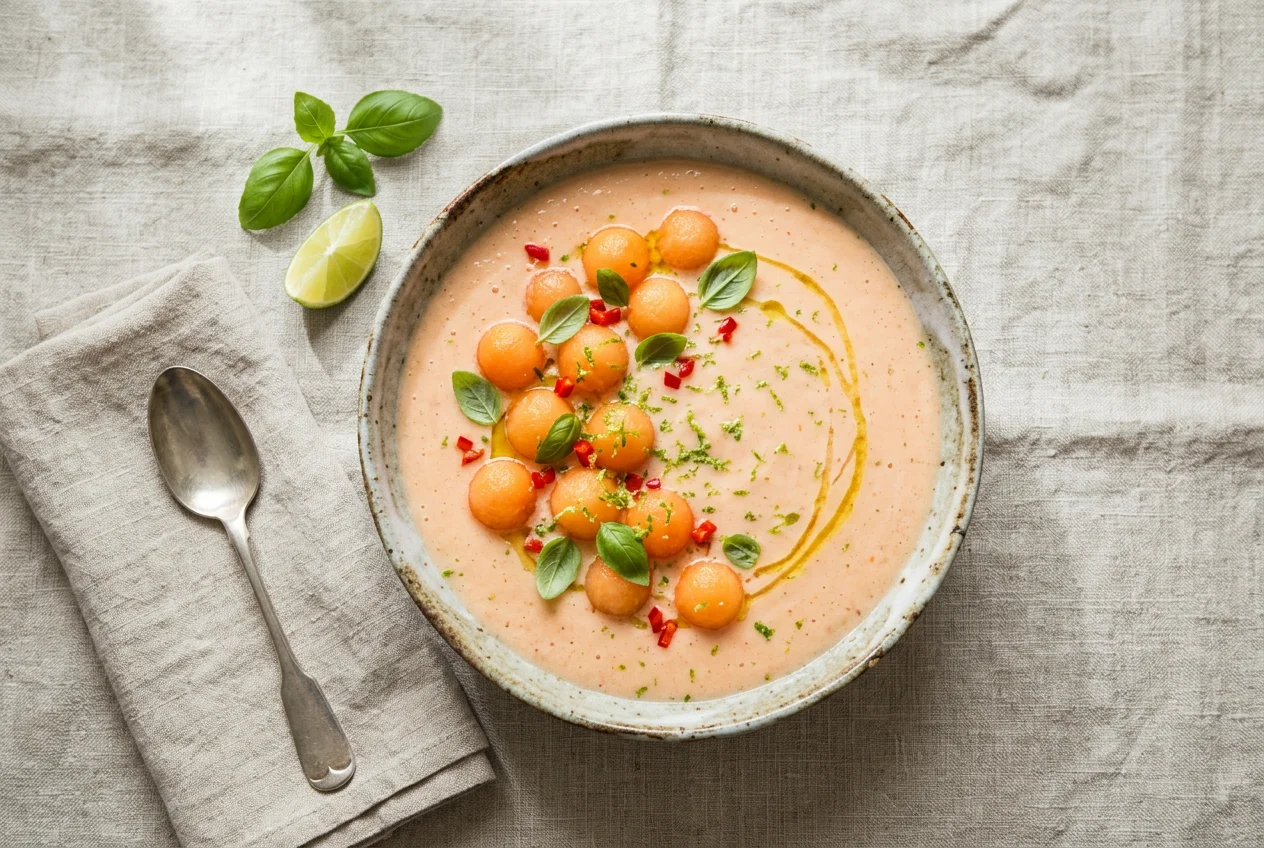 Papaya-Gurken-Kaltschale