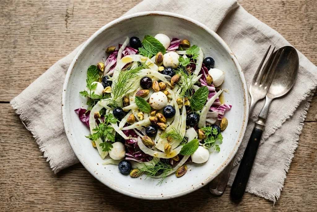 Fenchelsalat mit Mozzarella